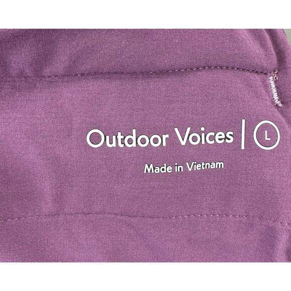 Outdoor Voices Rec Trek Active 26" CropPants Women's Size L Retired Earl Gray - Picture 6 of 8